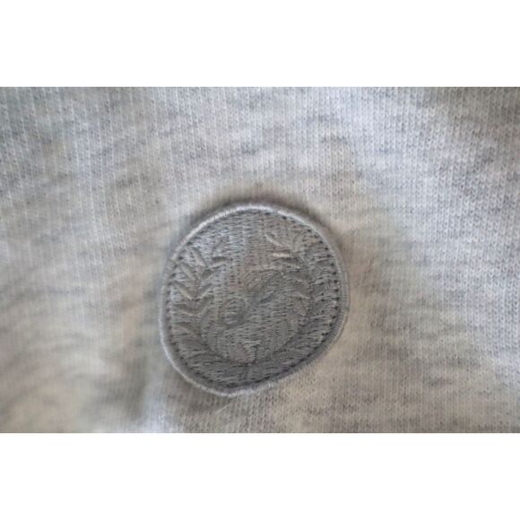 PINK Victoria's Secret Women's Sz XL Gray Heather Premium Fleece V-Neck Pullover - Picture 6 of 10